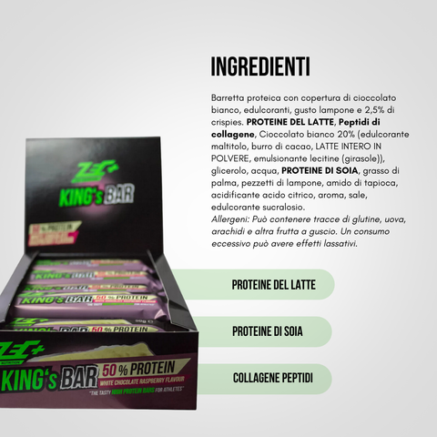 ZEC+ KING'S BAR barritas proteicas 50g 