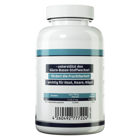 HEALTH+ ZINC BISGLICINATO 120 cápsulas 